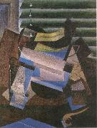 Juan Gris Window blind oil painting on canvas